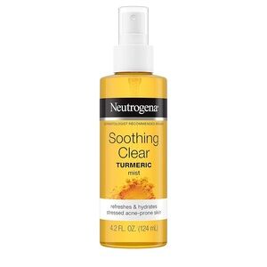 Neutrogena Soothing Clear Turmeric Mist 4.2oz Hydrating Calming Face Spray NWT